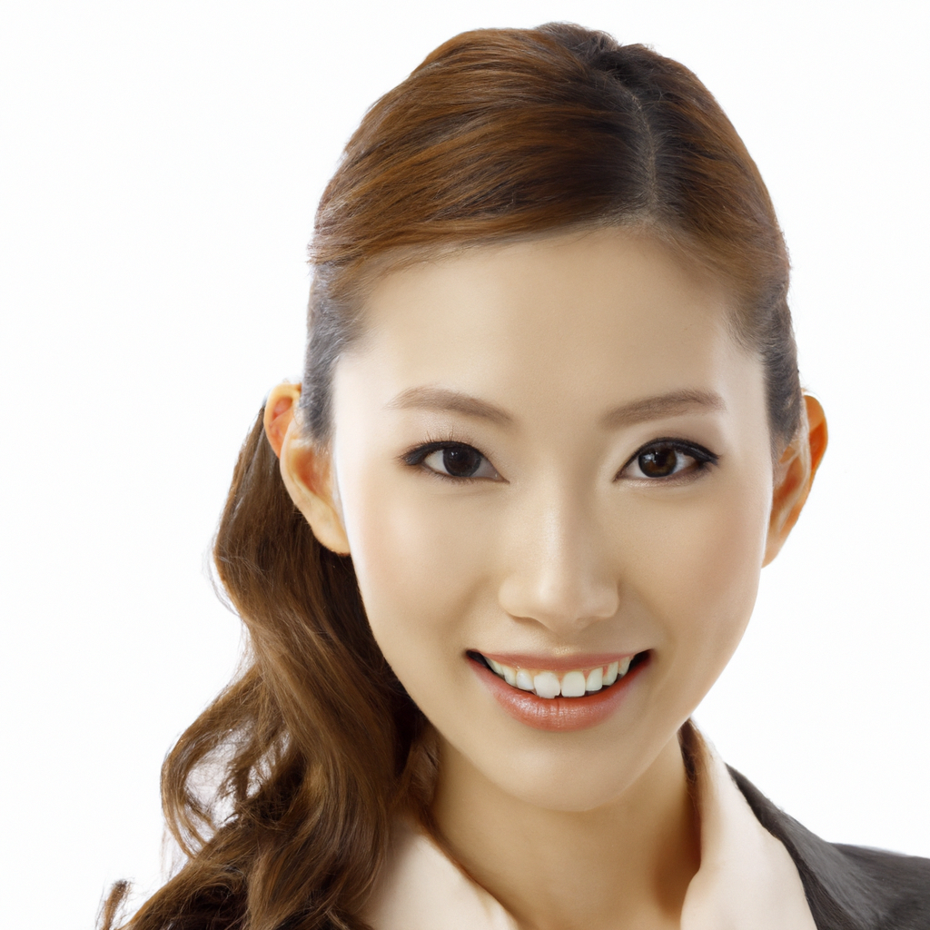 Retrato de empresária elegante sorrindo